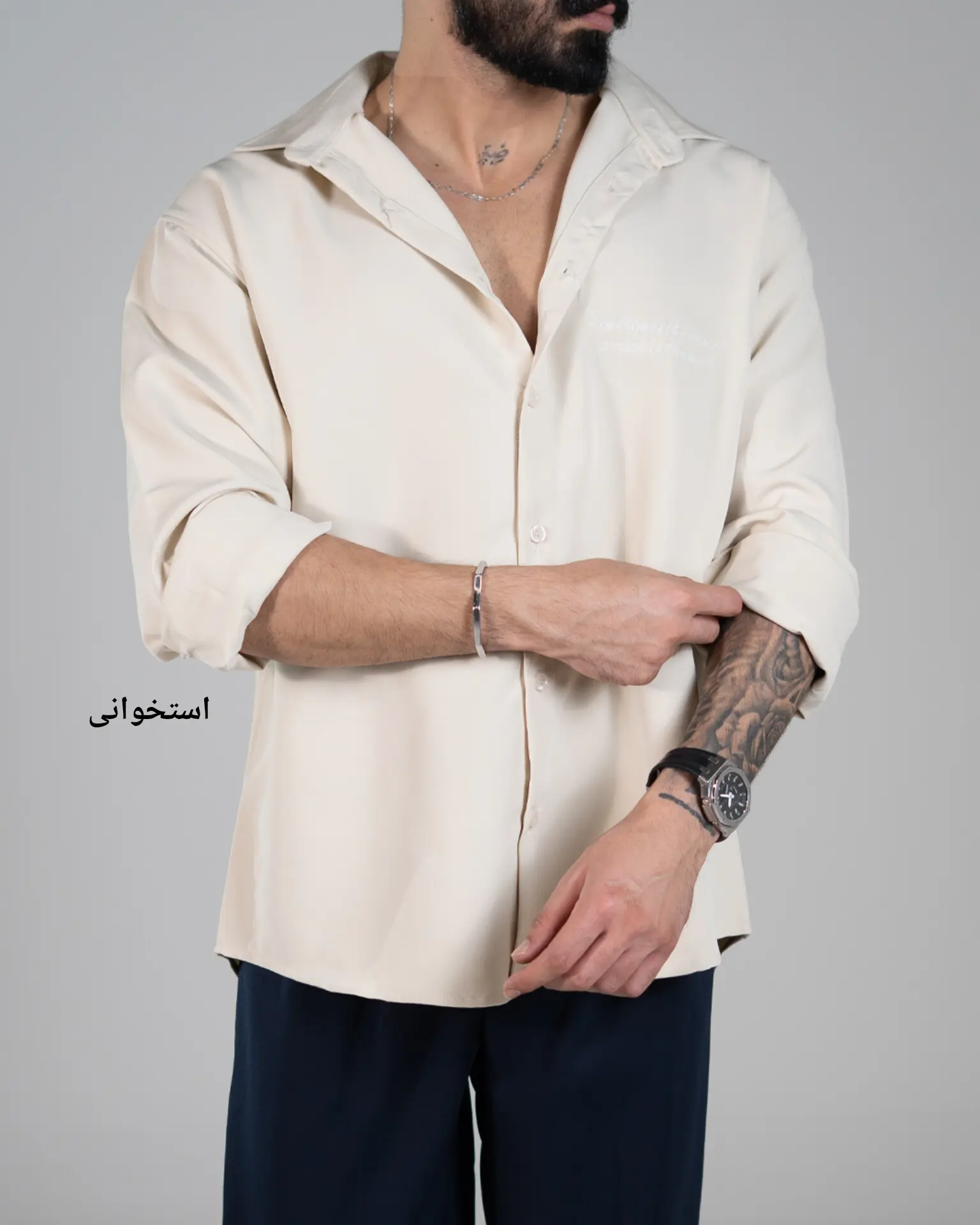 پیراهن دبل فیس توئیست-کد5513